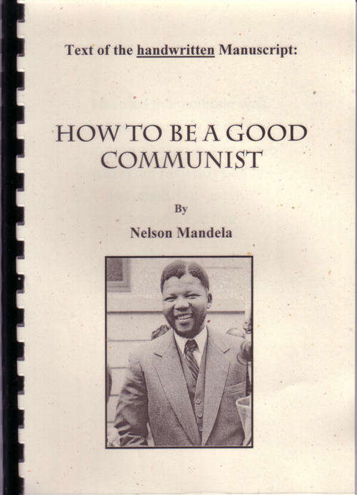 Nelson Mandela Handwriten Manuscript