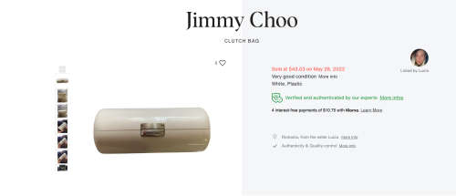 Jimmy Choo Original Clutch bag