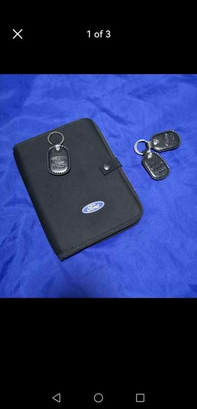 Ford Owners Manual Pouch with 1 key holder