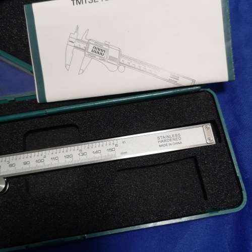 Digital Vernier, Full Stainless Steel, 150mm. (mm & Inch)