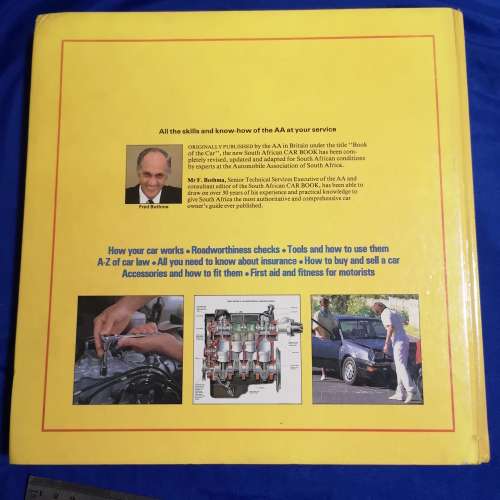 Vintage South African Car Book. The AA Motorist publication 1986