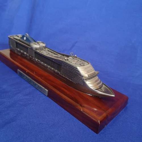 Msc FANTASIA Pewter Model.  Passenger Liner
