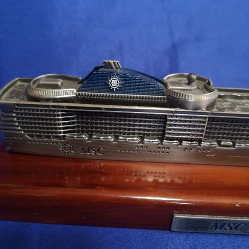 Msc FANTASIA Pewter Model.  Passenger Liner