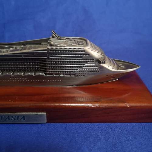 Msc FANTASIA Pewter Model.  Passenger Liner