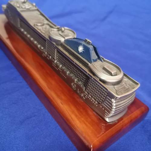 Msc FANTASIA Pewter Model.  Passenger Liner