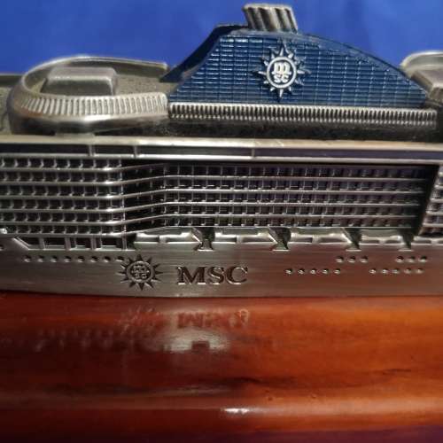 Msc FANTASIA Pewter Model.  Passenger Liner