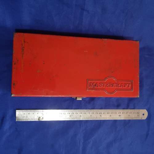 Steel box. Empty Mastercraft toolbox