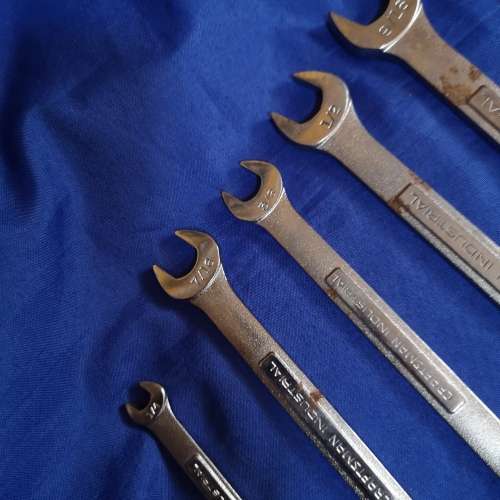 Vintage Imperial combination spanner set 1/4 to 15/16 , Craftsman USA brand
