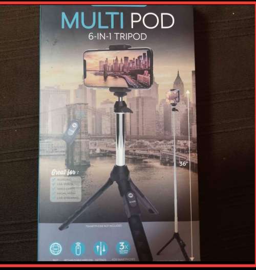 Amazing Bower Multipod 6-in-1 Tripod can be used for blogging or lifestream