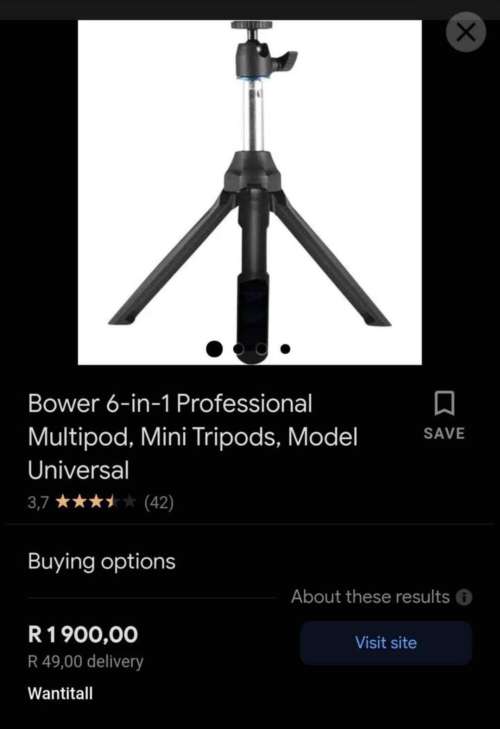 Amazing Bower Multipod 6-in-1 Tripod can be used for blogging or lifestream