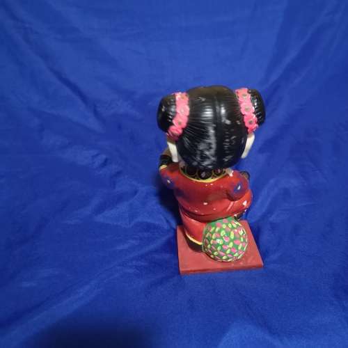 Vintage Asian Nodder Bobble Head Mid Century Chinese 7`