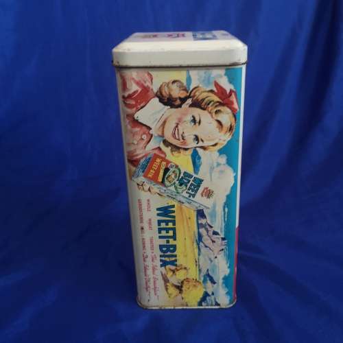 Vintage Bokomo Weetbix Storage Tin. Kitchen Decor