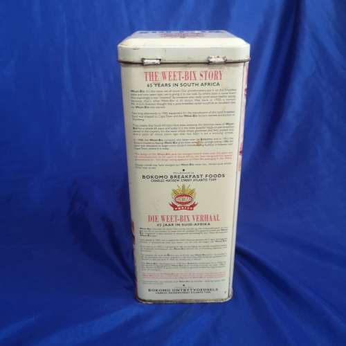 Vintage Bokomo Weetbix Storage Tin. Kitchen Decor