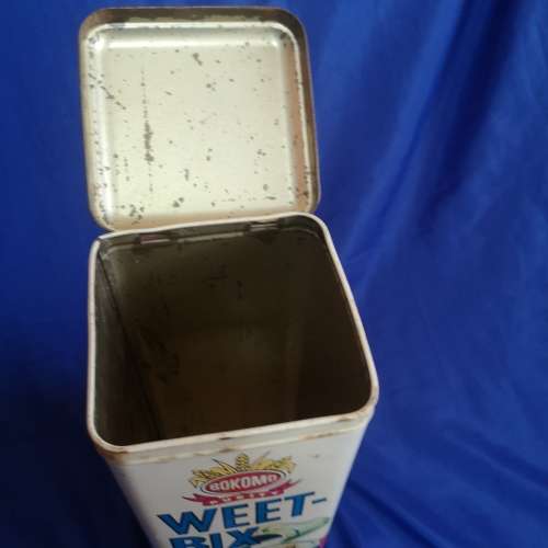 Vintage Bokomo Weetbix Storage Tin. Kitchen Decor