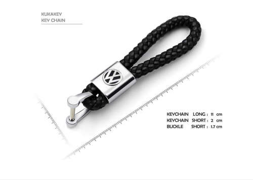 VW Braided Rope Key Ring Holder