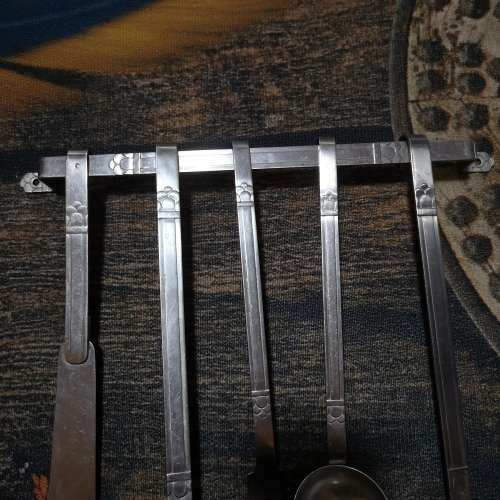 Dutch Vintage Gero Zilmeta Stainless Steel Kitchen Utensil Set