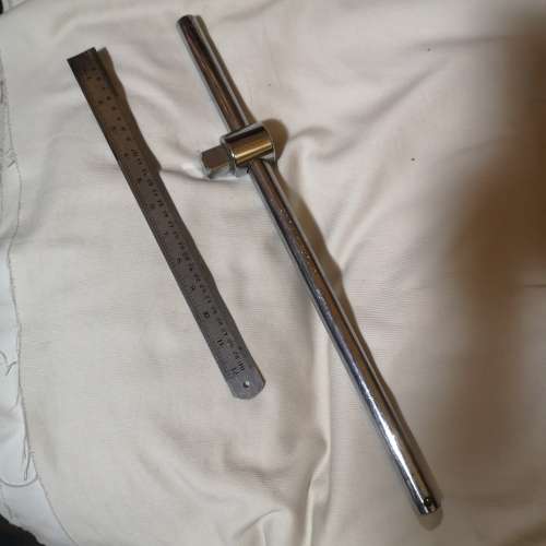 Heavy Duty 3/4` T sliding Bar. Chrome Vanadium. 452mm strongbar