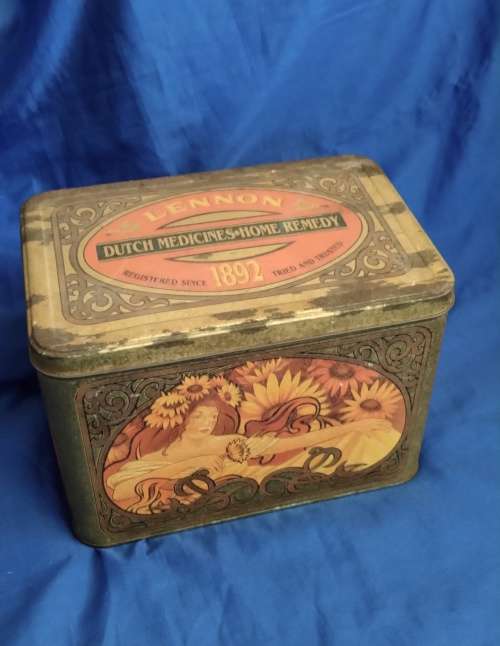 LENNON DUTCH MEDICINES : Home Remedy - (Empty Tin) Good Condition. Getting harder to find !