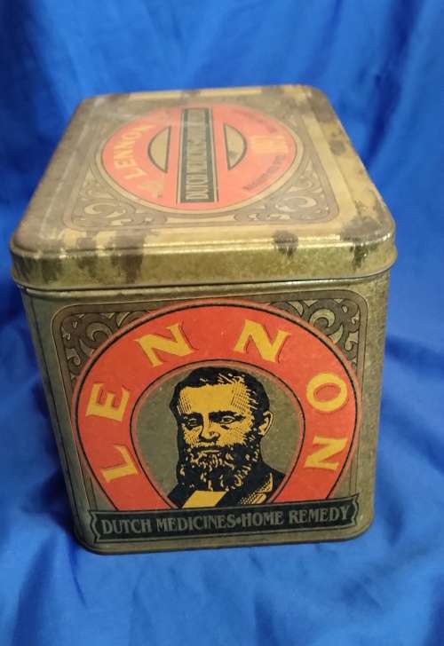 LENNON DUTCH MEDICINES : Home Remedy - (Empty Tin) Good Condition. Getting harder to find !