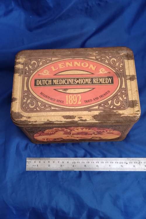 LENNON DUTCH MEDICINES : Home Remedy - (Empty Tin) Good Condition. Getting harder to find !