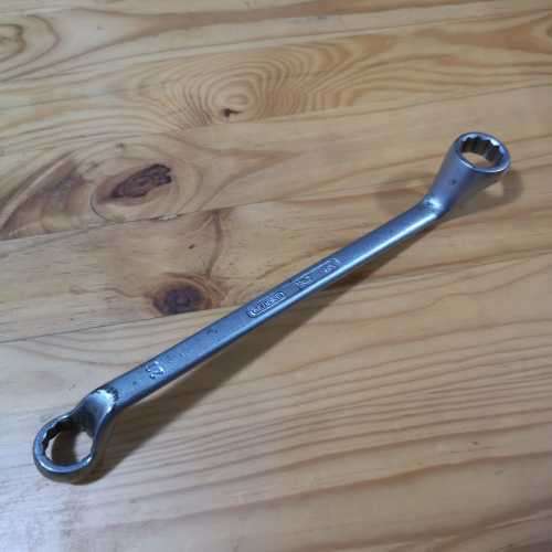Gedore Double Ring Spanner 20mm x 22mm with offset. Lifetime Warranty