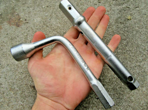 Vintage Mercedes Benz Multitool  10 X 17MM OEM + Lug Wrench + Spark Plug Tool
