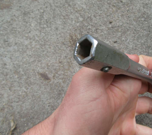 Vintage Mercedes Benz Multitool  10 X 17MM OEM + Lug Wrench + Spark Plug Tool