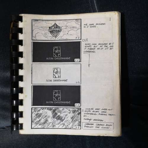Rare `Racing Stripes` Movie Original Storyboard from the making of the Film