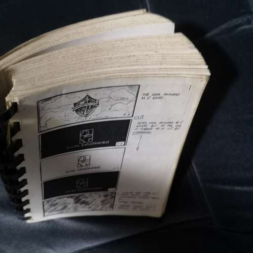 Rare `Racing Stripes` Movie Original Storyboard from the making of the Film