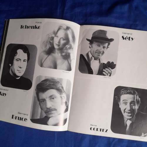 Rare PROGRAMME : PARIS ` FOLIES BERGÈRE ` FOLIES JE T`ADORE - 1977