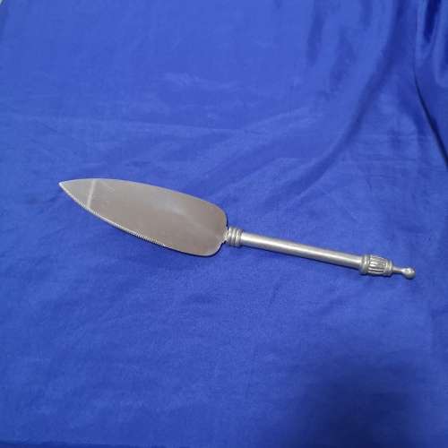 Vintage CARROL BOYES Pewter & Stainless Cake Pie Slicer / Server