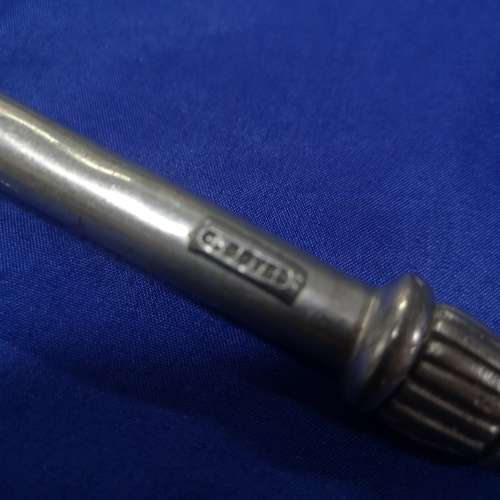 Vintage CARROL BOYES Pewter & Stainless Cake Pie Slicer / Server