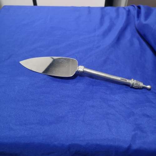 Vintage CARROL BOYES Pewter & Stainless Cake Pie Slicer / Server