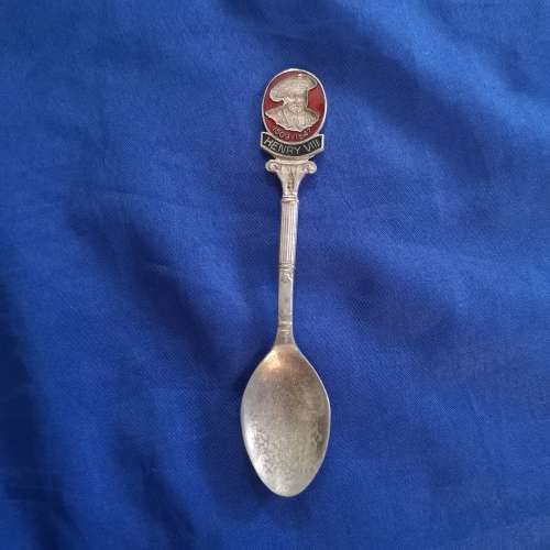 Henry VIII spoon with enamel