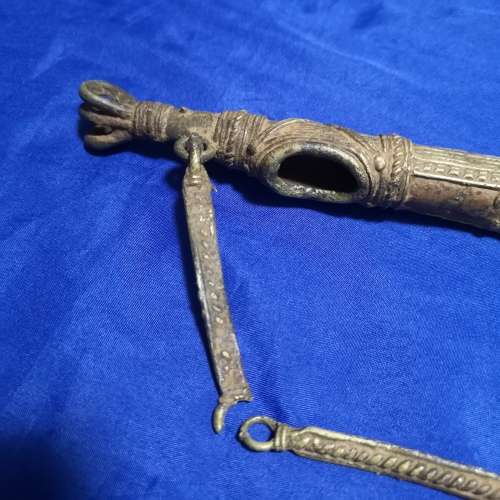 Handcrafted Very Old Brass Tribal Music Instrument Tutari Collectible