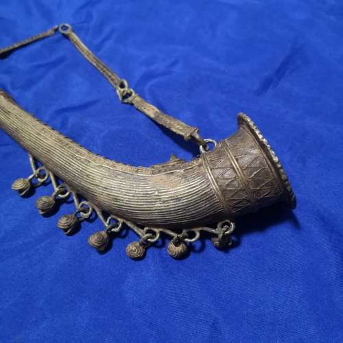 Handcrafted Very Old Brass Tribal Music Instrument Tutari Collectible