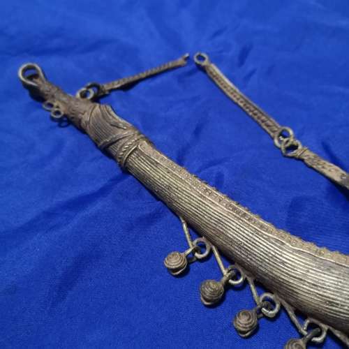 Handcrafted Very Old Brass Tribal Music Instrument Tutari Collectible