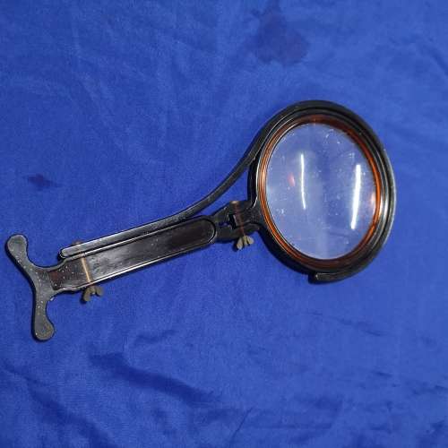 Vintage 1982 Around the Neck Magnifier Needlework Projects. Brass Screws