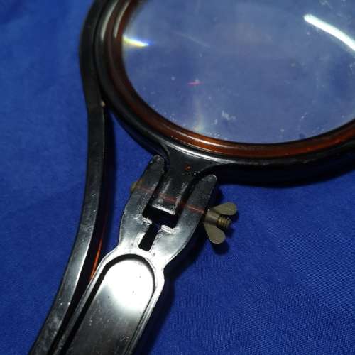 Vintage 1982 Around the Neck Magnifier Needlework Projects. Brass Screws