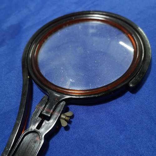 Vintage 1982 Around the Neck Magnifier Needlework Projects. Brass Screws