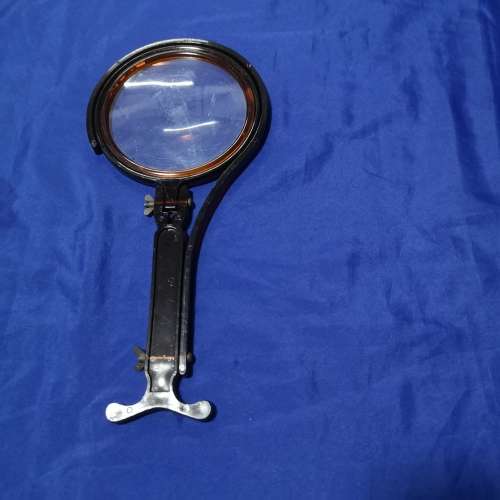 Vintage 1982 Around the Neck Magnifier Needlework Projects. Brass Screws