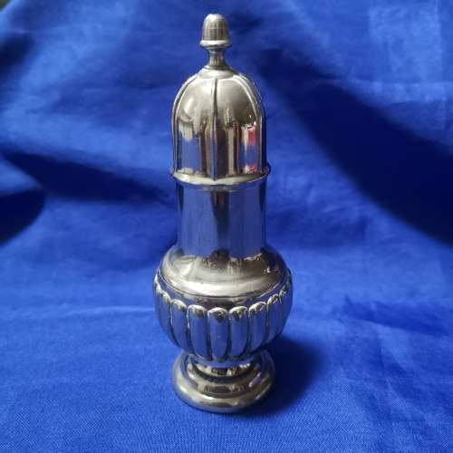 Vintage Silver Plated Georgian Style Pepper/ Sugar Shaker