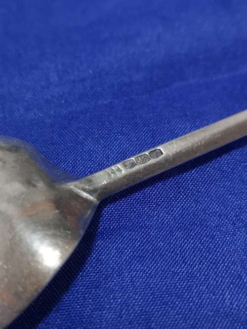 Antique 1920s Solid Silver `Seal Top` Spoon from Thomas  Bradbury Sheffield England. Hallmarked