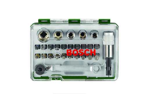 Bosch - Strong Mini Ratchet Colour Coded Set - 27 Piece. Gets into tight spaces