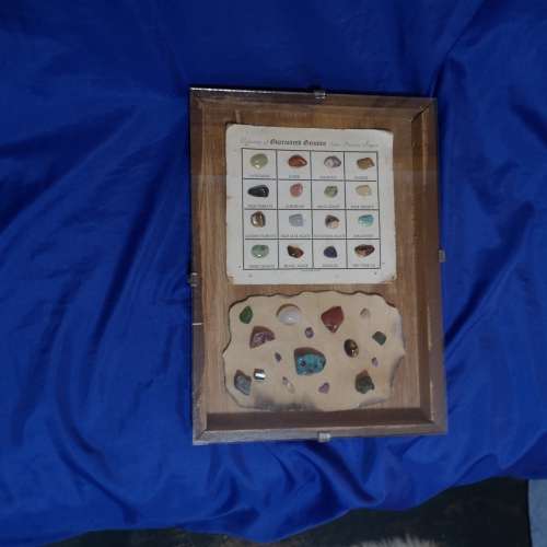 Gemstone Frame with Genuine Gemstones