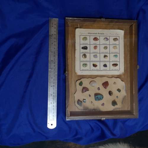 Gemstone Frame with Genuine Gemstones