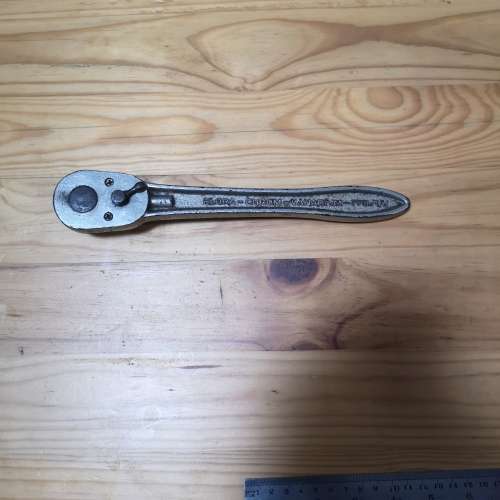 VINTAGE ELORA RATCHET 1/2` 770L/1/U CHROM-VANADIUM MADE IN GERMANY- Strong Working Tool