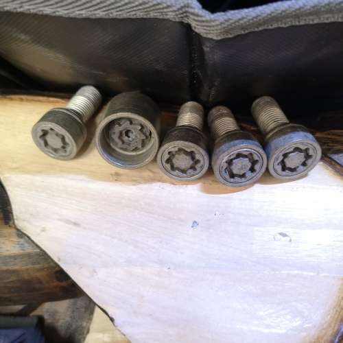 VW Audi Wheel Locknuts. Original set
