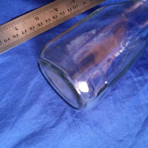 Vtg Paul Masson Since 1852 Glass Milk Bottle Wine Carafe Farmhouse Vase Decor