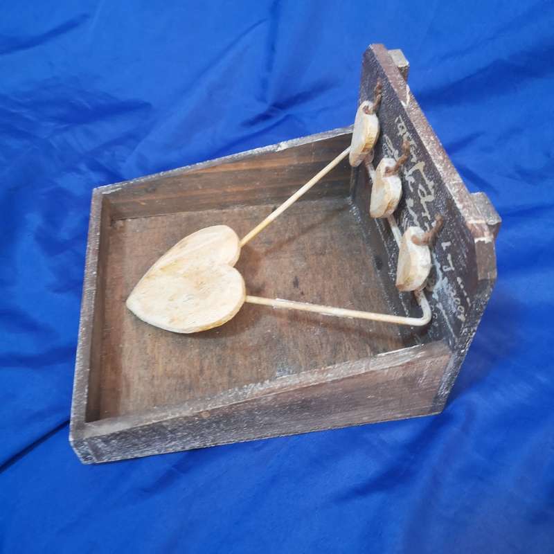 Wood Decorative serviette Holder. Ideal for a Coffee shop or patio